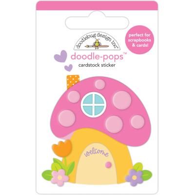 Doodlebug Fairy Garden Sticker - Fairy House